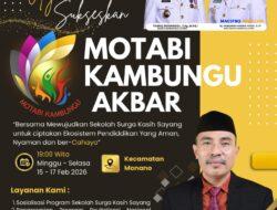 Motabi Kambungu Akbar Digelar Ulang di Monano, Dinas Pendidikan Gorontalo Utara Hadirkan Gerakan Pendidikan dan Inovasi Sekolah