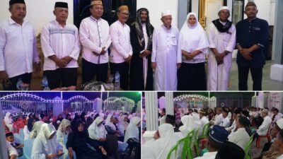Masyarakat Tolinggula Gelar Takziah dan Dzikir Bersama untuk Mengenang Almarhum Rachmat Gobel