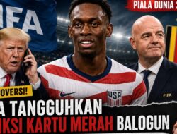 FIFA Tangguhkan Sanksi Kartu Merah Penyerang Timnas AS, Muncul Dugaan Lobi Trump