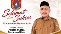 Irwan Abudi Usman Emban Amanah Baru sebagai Asisten I Setda Gorontalo Utara
