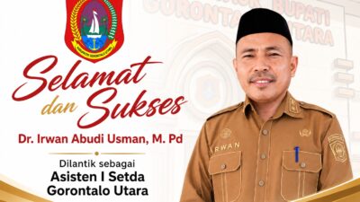 Irwan Abudi Usman Emban Amanah Baru sebagai Asisten I Setda Gorontalo Utara